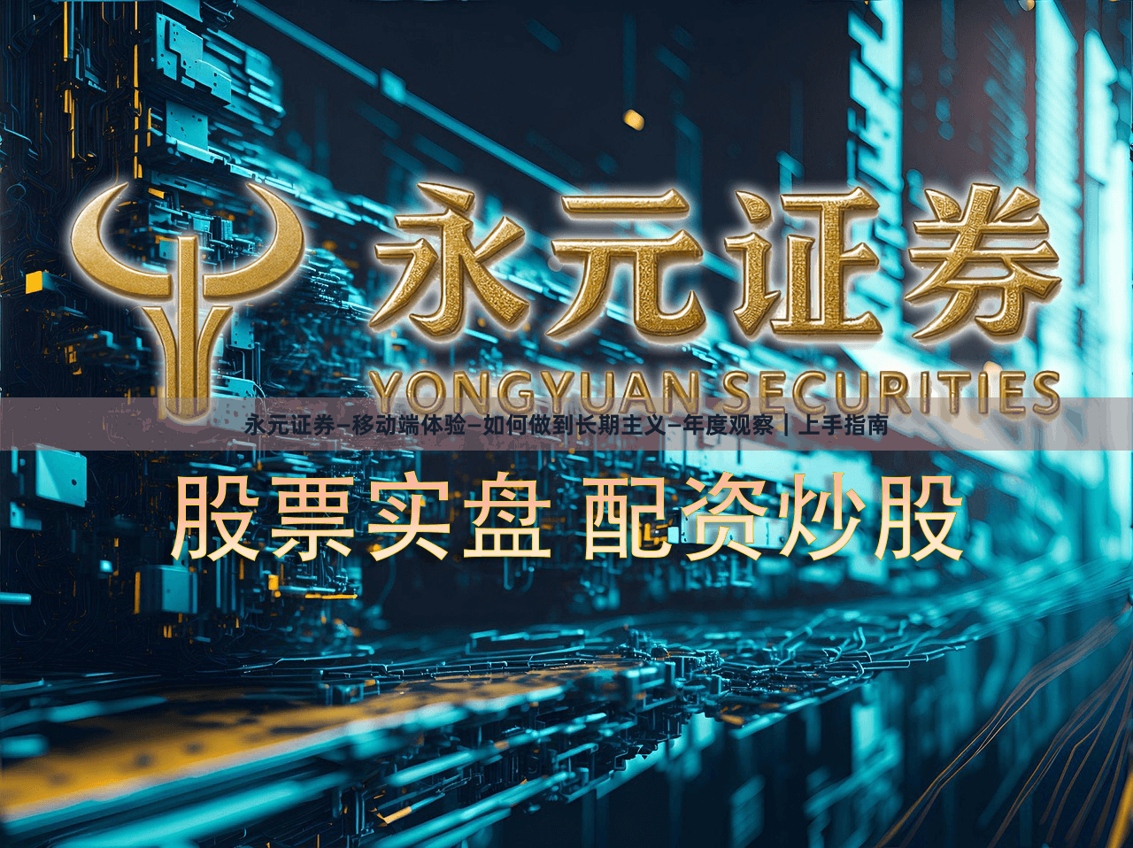 永元证券—移动端体验—如何做到长期主义—年度观察｜上手指南