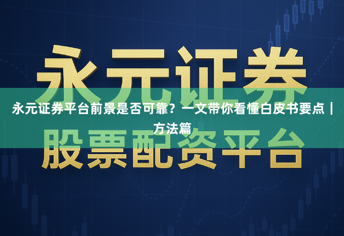 永元证券平台前景是否可靠？一文带你看懂白皮书要点｜方法篇